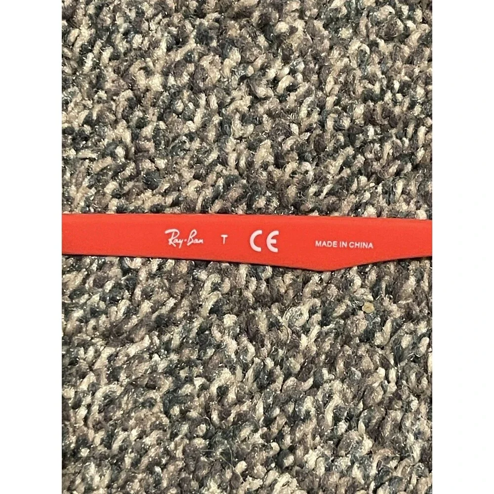 RAY-BAN JR RB1562 3746 Blue Crystal/Orange Eyeglasses Frame 48-16-125 10736